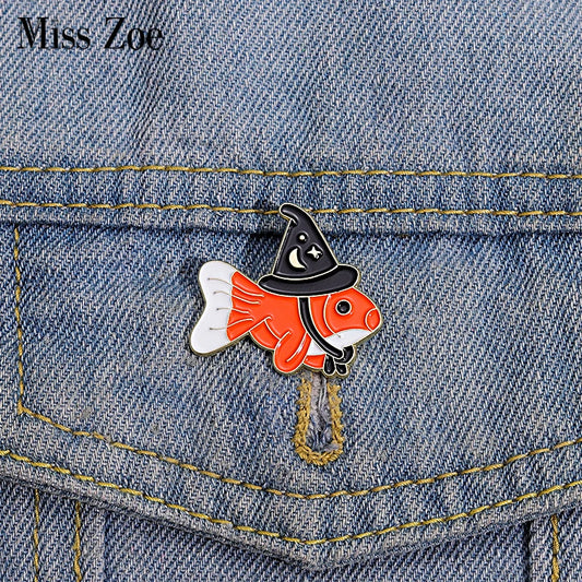 Goldfish Enamel Pins Custom