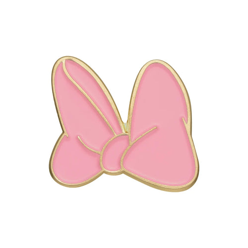 Pink Bowknot Enamel Pins Custom Cute Cartoon
