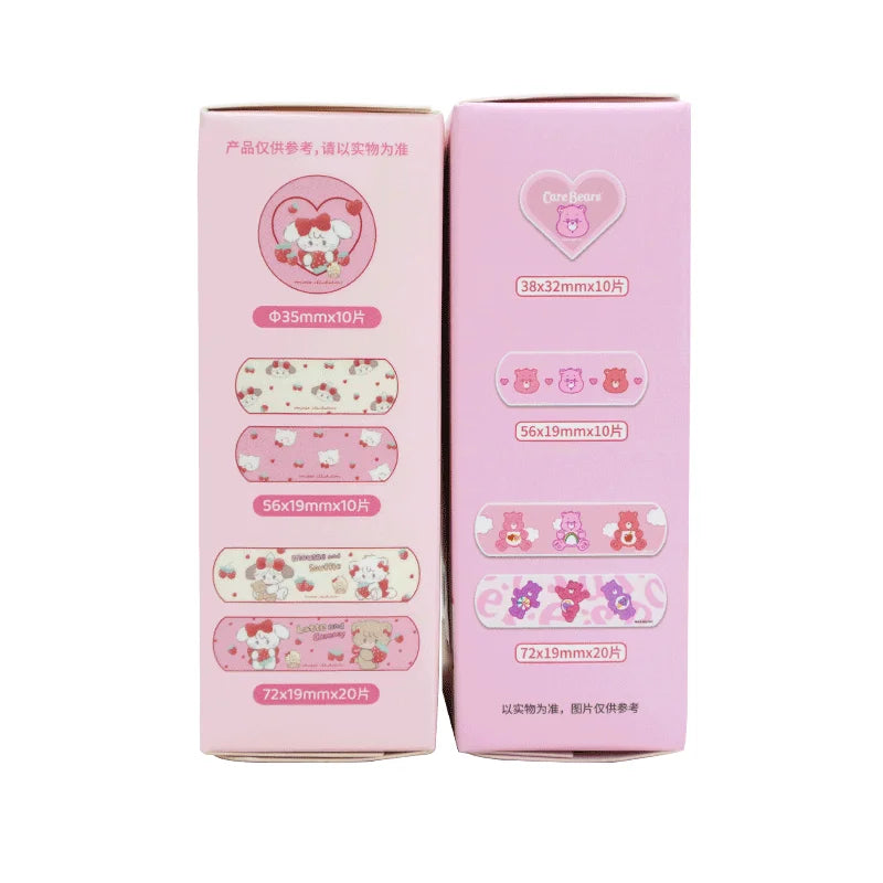 MINISO Kawaii Mikko Care Bears Waterproof Band-Aid 40Pcs Anime Sanrio