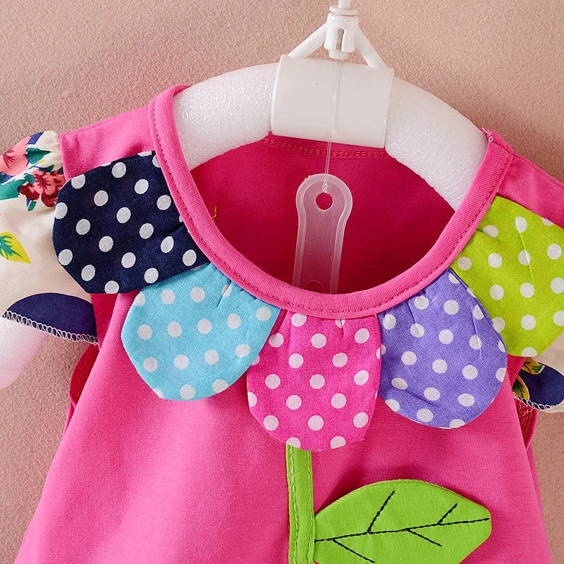 New Summer Baby Girl Clothes Suit Children Fashion Cute T-Shirt Shorts