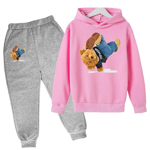 Kids Spring/Autumn/Winter Hoodie+Pants 2pcs Sets 3-14T Children's