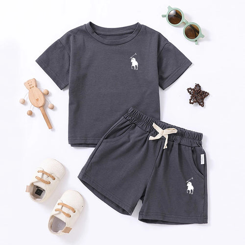 2pcs Summer Short Set  9 months - 6 yrs. Old For Boy or GIrl