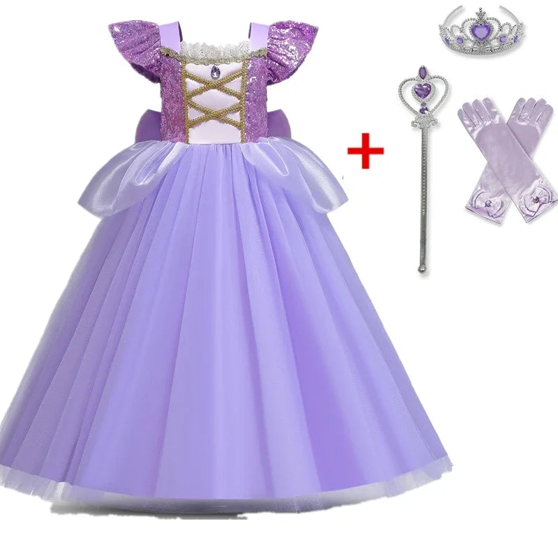 Girls  Princess Dress  SIzes 3T-10