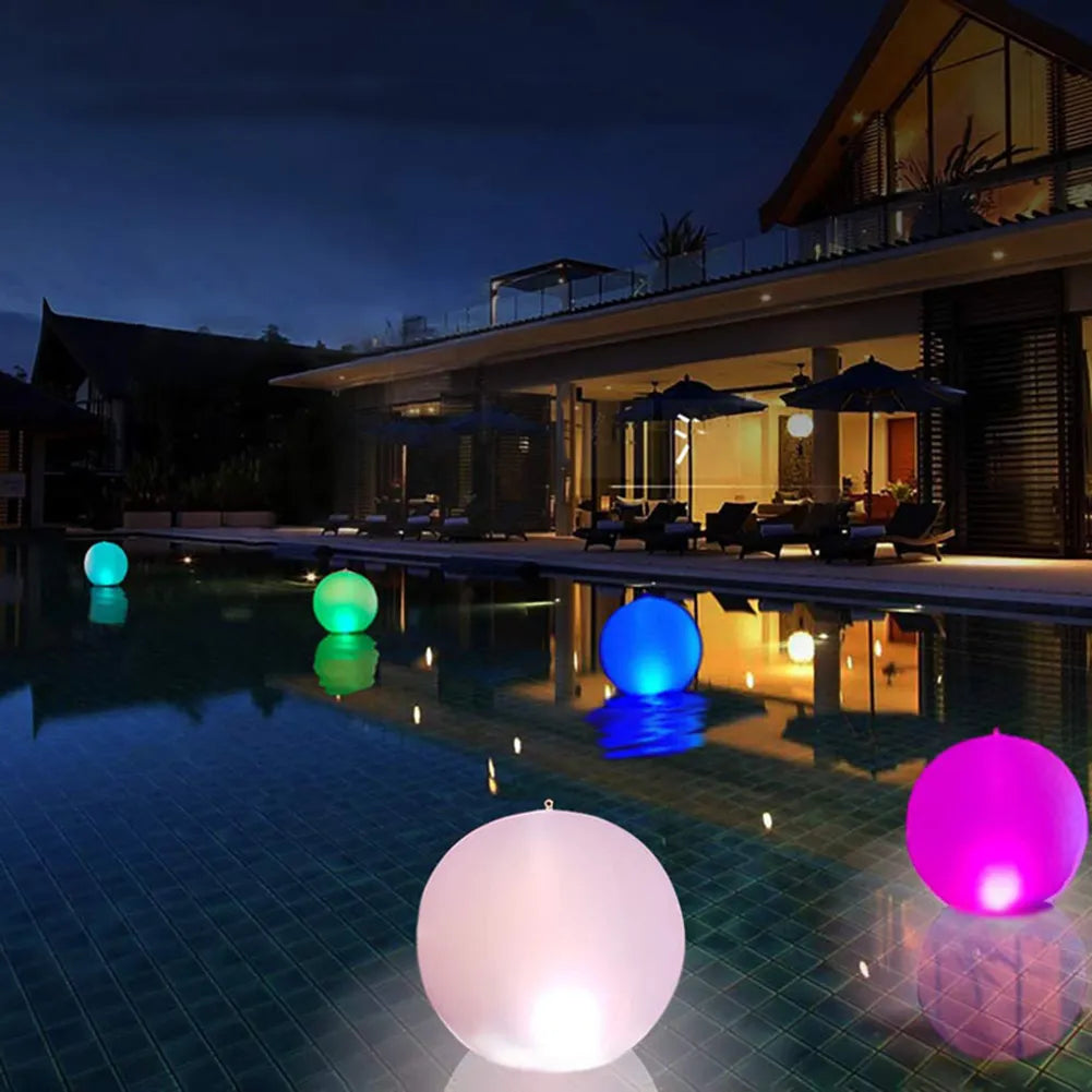 Floating Beach Ball with 16 Colors