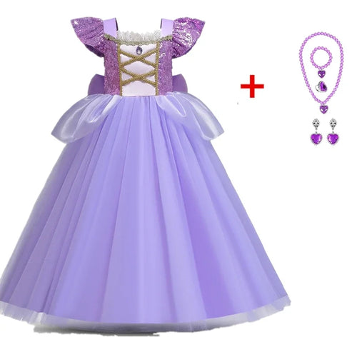 Girls  Princess Dress  SIzes 3T-10