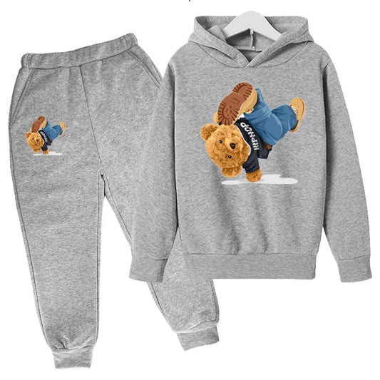 Kids Spring/Autumn/Winter Hoodie+Pants 2pcs Sets 3-14T Children's
