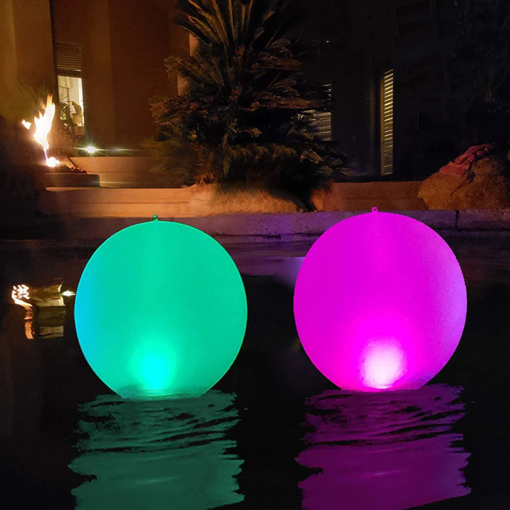 Floating Beach Ball with 16 Colors