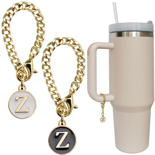 2pc/set Letter Charm Accessories for Stanley Cup 2PCS Initial Name ID