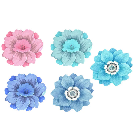 Flower Carpet Chinese Style Lotus Floor Mat Bedside Blanket Cloakroom