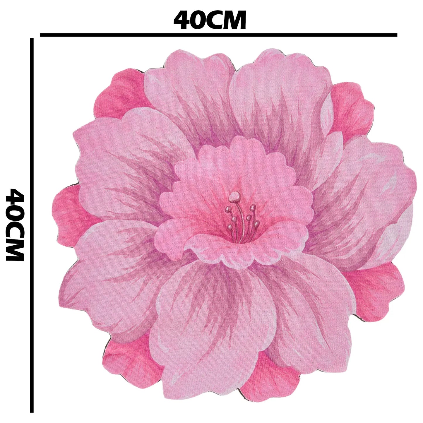 Flower Carpet Chinese Style Lotus Floor Mat Bedside Blanket Cloakroom