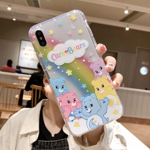 New Kawaii Care Bears Cute Cartoon iPhones