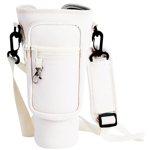 Neoprene Water Bottle Sling Bag with Phone Pocket Water Bottle Sleeve