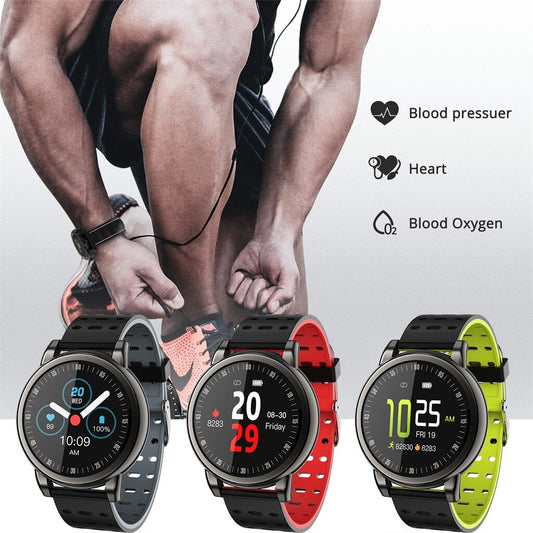 Smart Waterproof Fitness Watch With Heart Rate Tracker