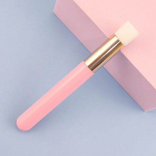 Soft Eyelash Extension Cleaning Brush Crystal Bead Handle