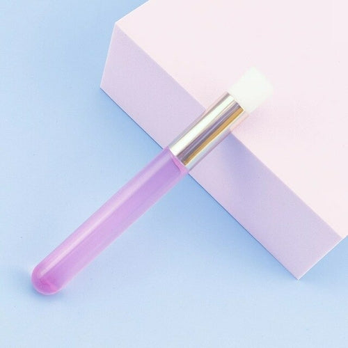 Soft Eyelash Extension Cleaning Brush Crystal Bead Handle