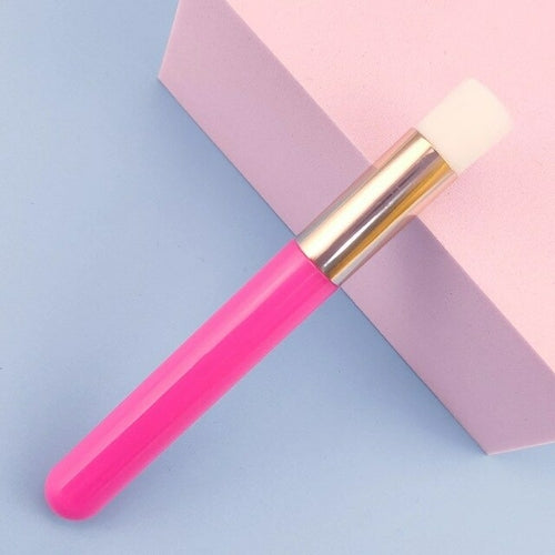 Soft Eyelash Extension Cleaning Brush Crystal Bead Handle