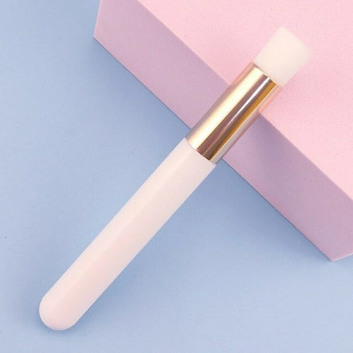Soft Eyelash Extension Cleaning Brush Crystal Bead Handle