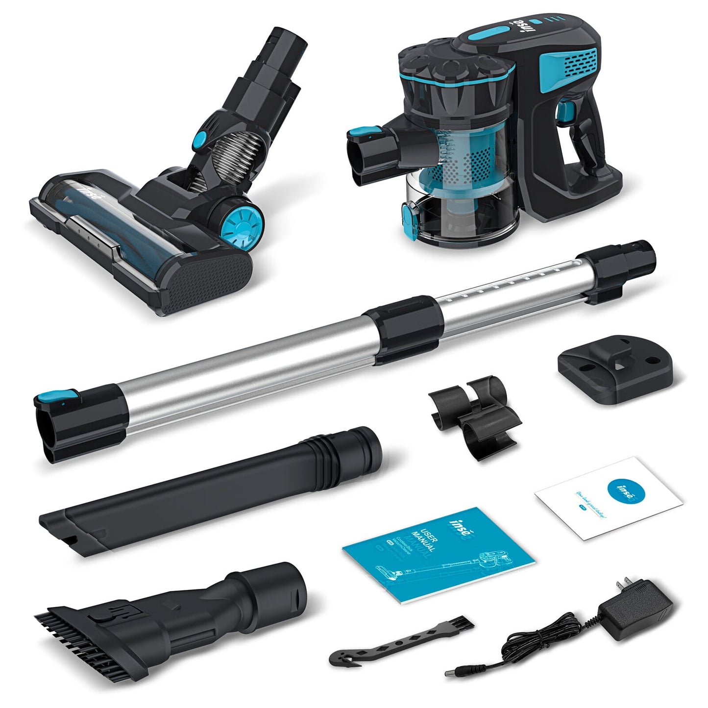 INSE Cordless Vacuum Cleaners, 6-in-1 Stick Vacuum for Floor Pet Hair Home, V770