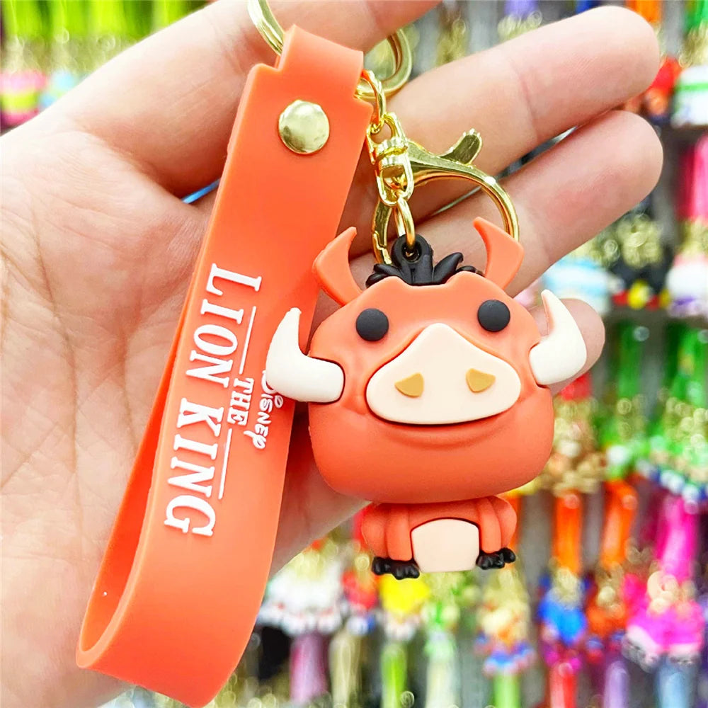 Disney Stitch Keychain 5-Pack - Cute Lilo & Stitch Keyrings, Durable Anime Keychains for Women Men Kids, Multi-Color Gift Set