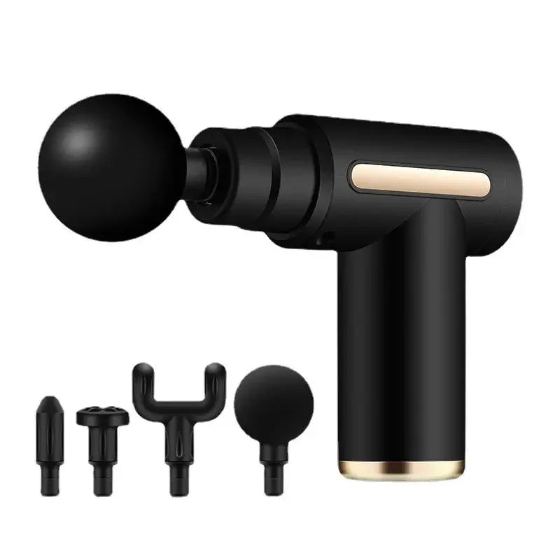 Portable Button Fascia Gun Deep Tissue Massage Mini Lightweight and Adjustable Speed Massage Equipment Suitable for the Body