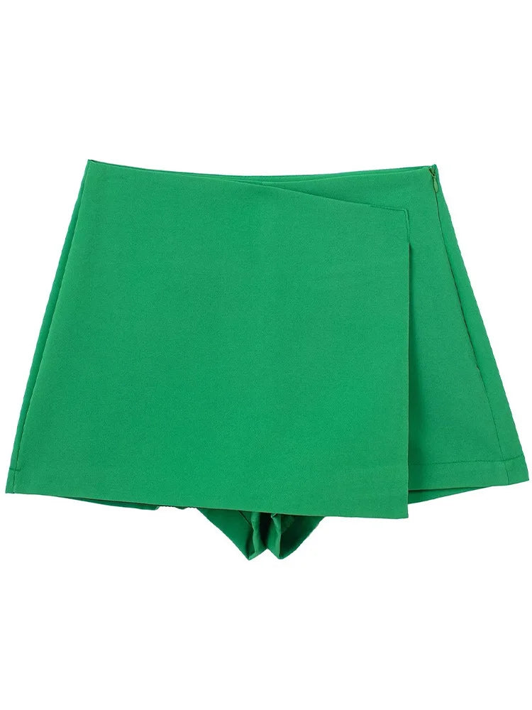 Willshela Women's Side Zipper Skirts /Shorts