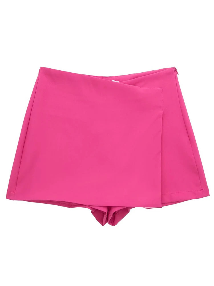 Willshela Women's Side Zipper Skirts /Shorts