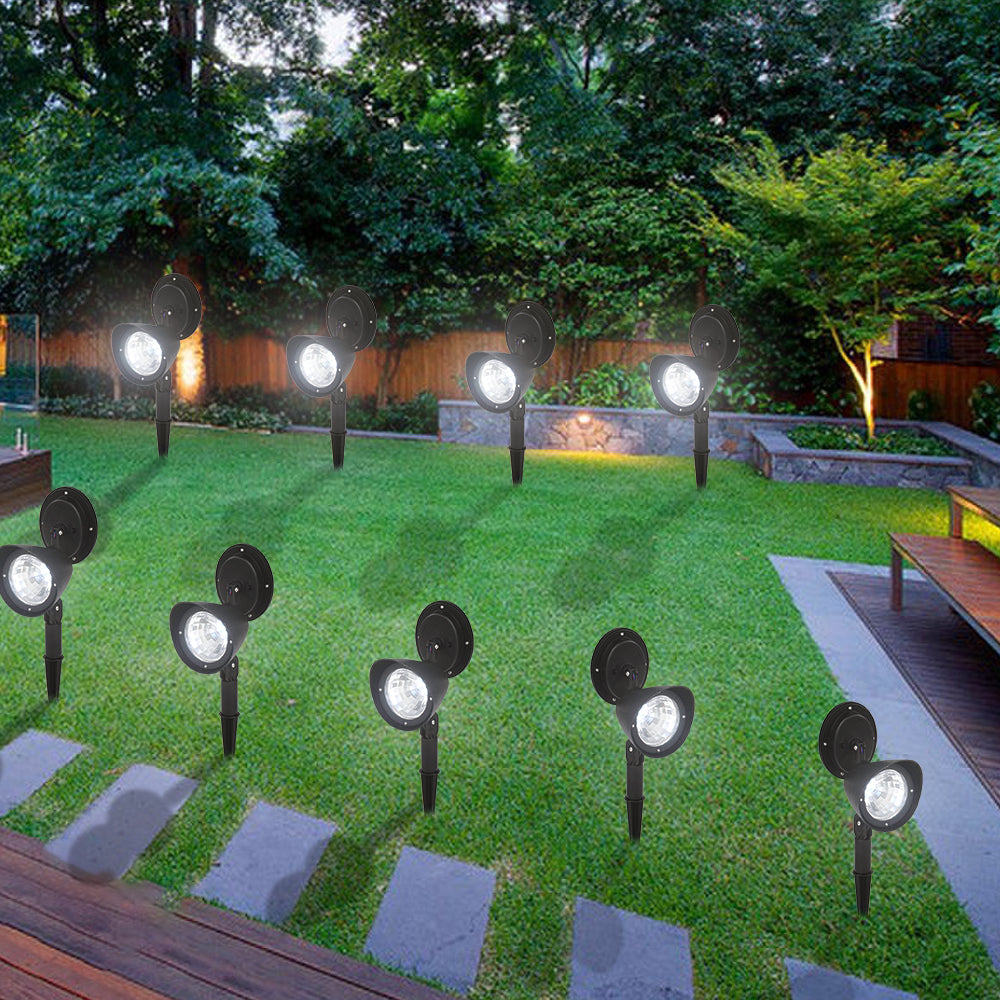 2pcs Solar LED Spotlight