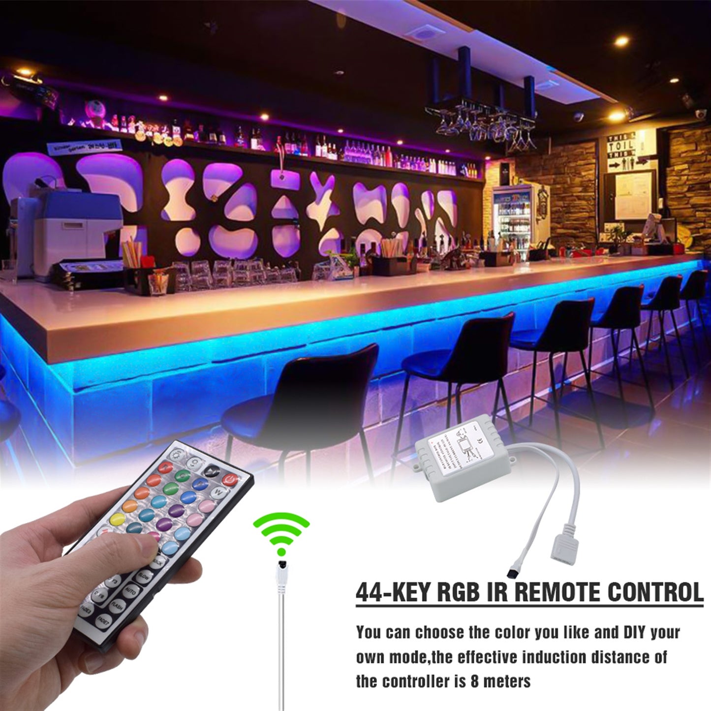 LED Light Strip W/Remote
