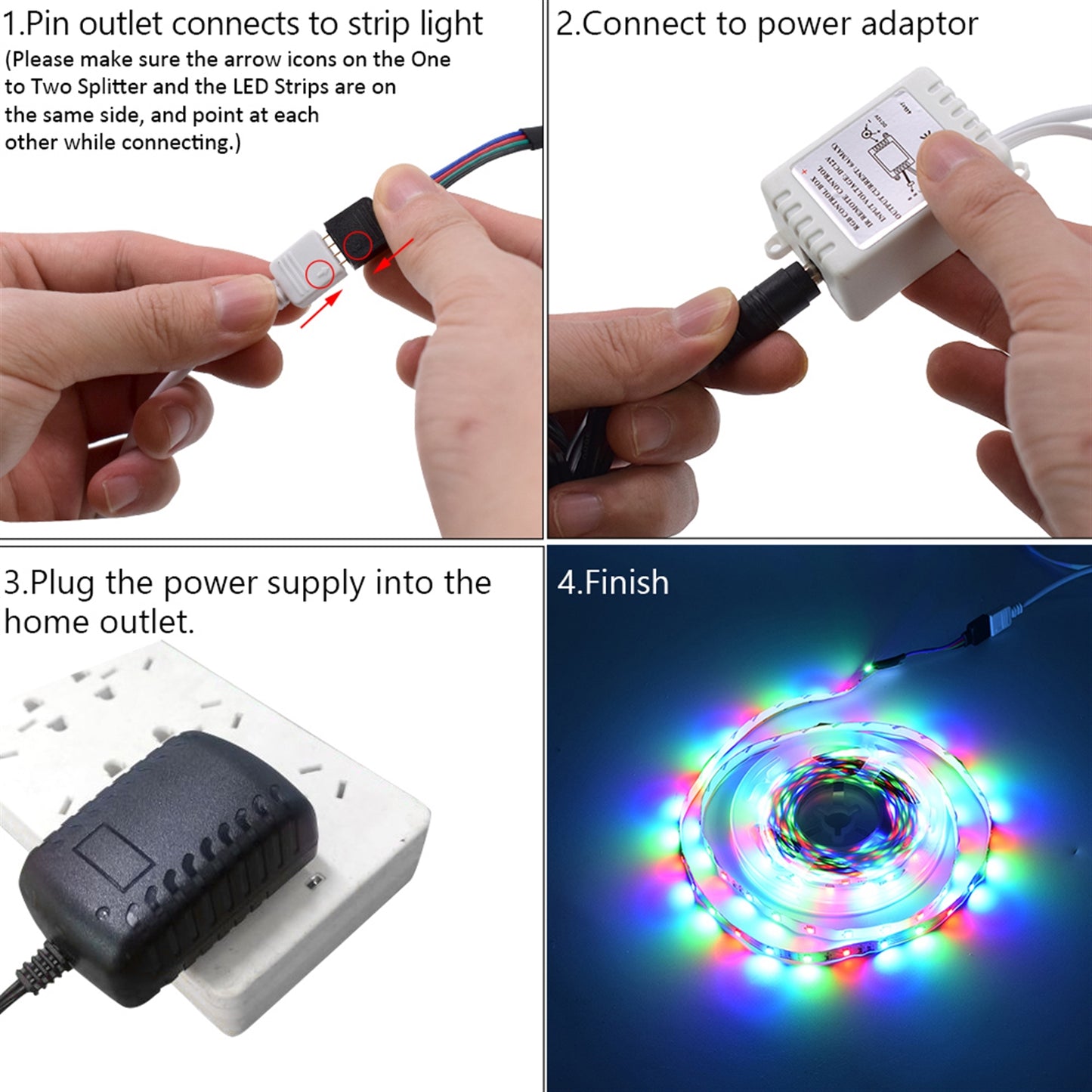 LED Light Strip W/Remote