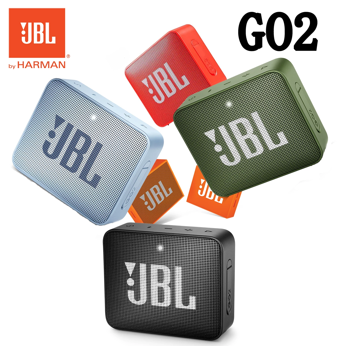 IPX7 Waterproof JBL GO 2 Wireless Bluetooth Speaker