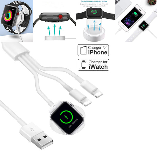 iphone 3 in 1 Wireless Charger Quick Charger USB Cable