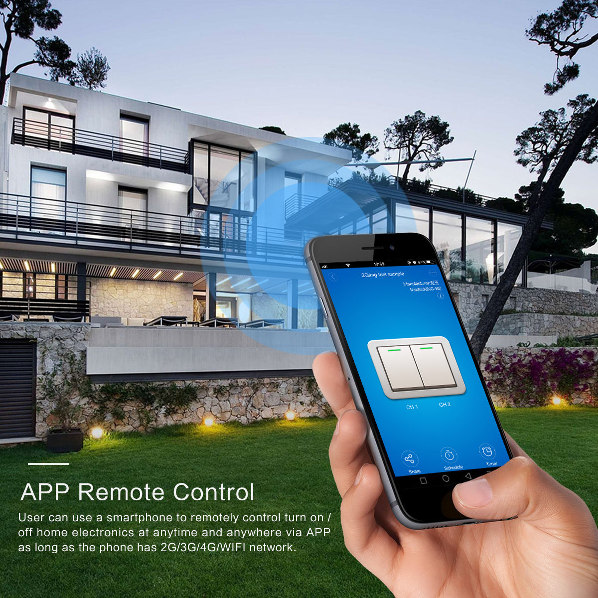 Smart Home Touch Switch EU Standard