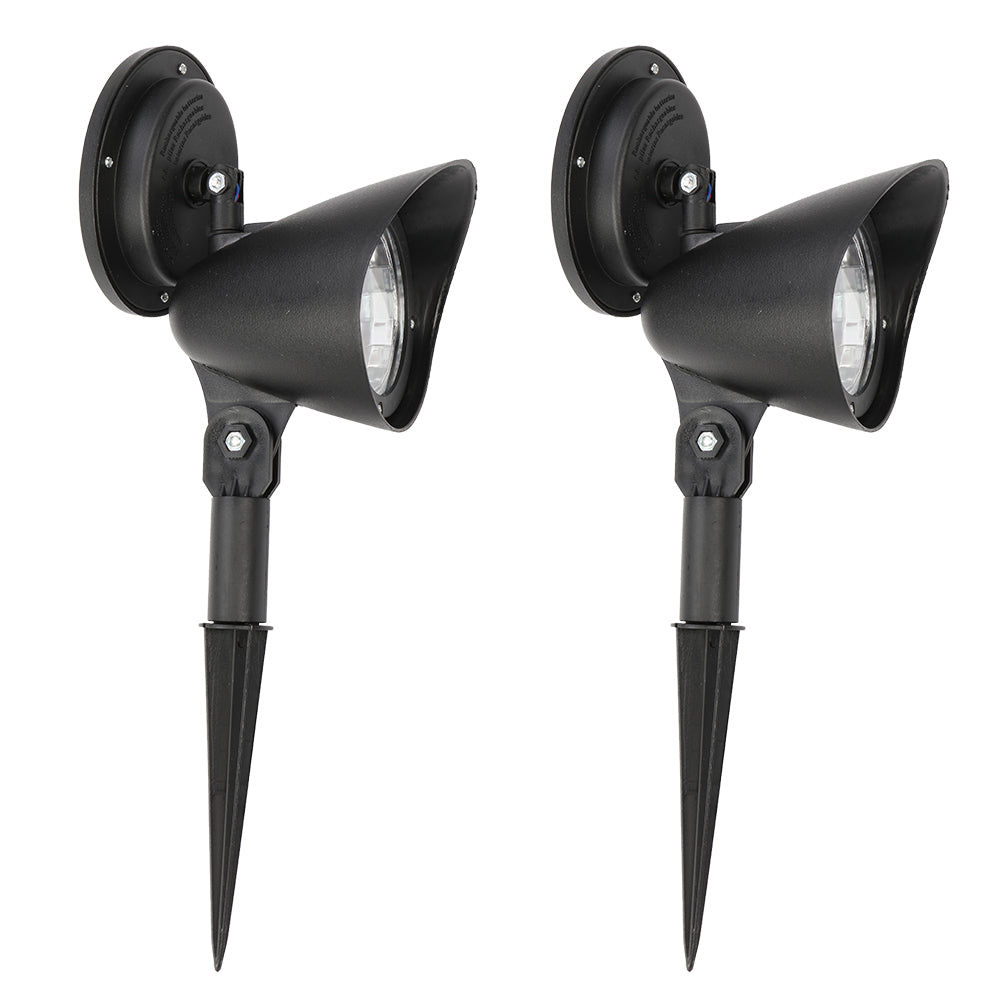 2pcs Solar LED Spotlight