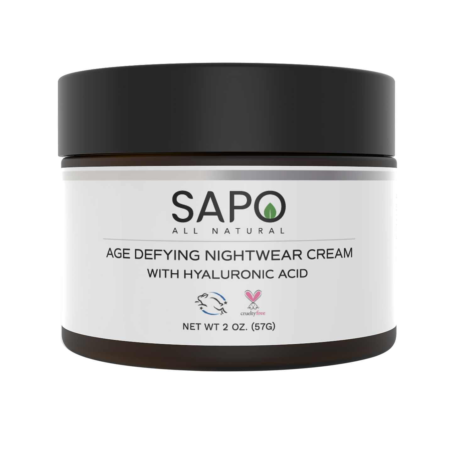 Sapo All Natural Night Cream with Hyaluronic Acid, Niacinamide and