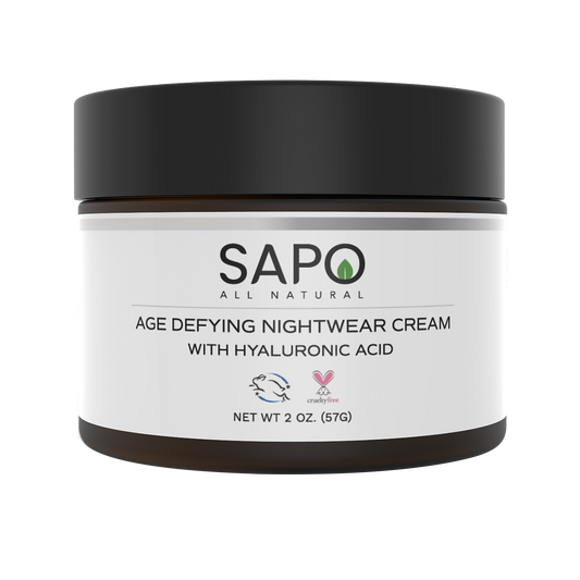 Sapo All Natural Night Cream with Hyaluronic Acid, Niacinamide and