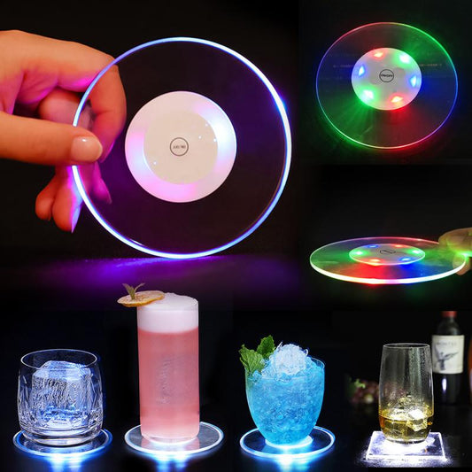 LED Light Coasters
