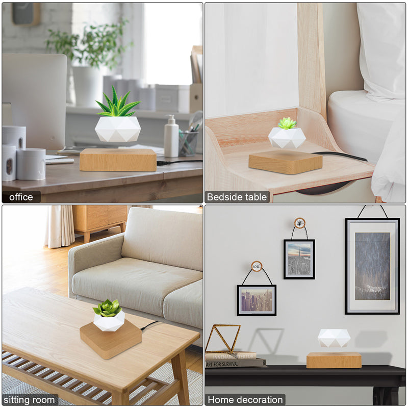 Modern Levitating Rotation Magnetic Planter