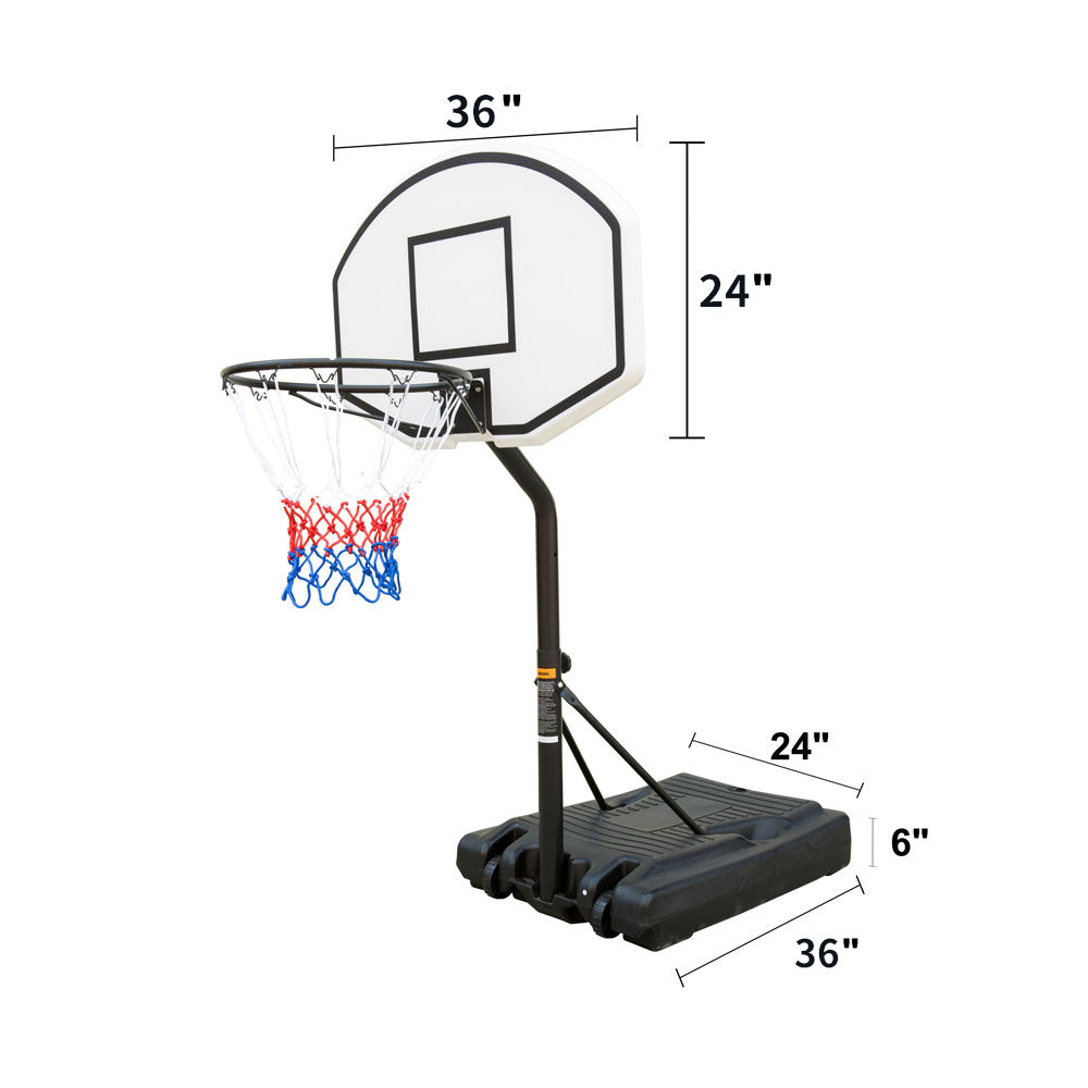 Portable Poolside Basketball Hoop Swimming Pool 3.1ft to 4.7ft