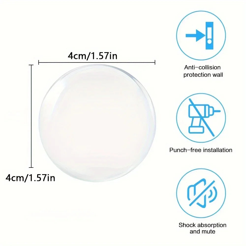 Door Knob Wall Shield Clear