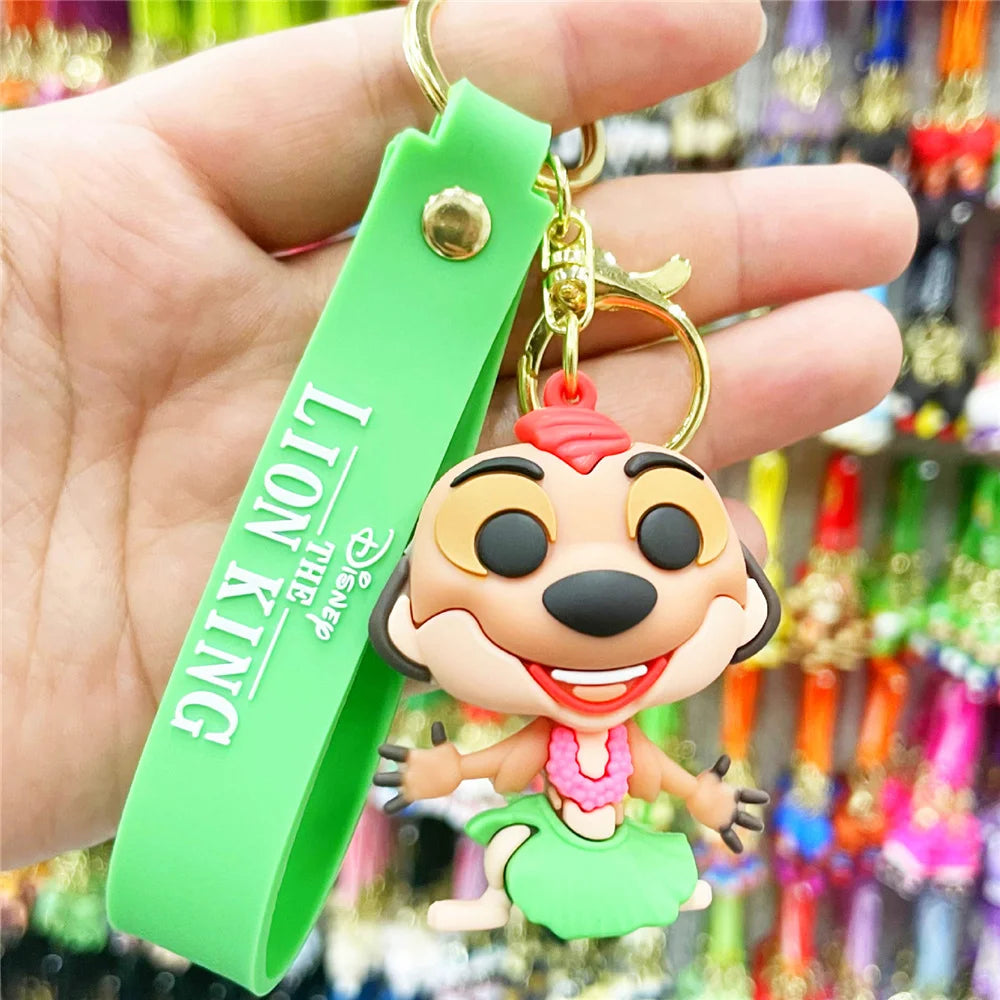 Disney Stitch Keychain 5-Pack - Cute Lilo & Stitch Keyrings, Durable Anime Keychains for Women Men Kids, Multi-Color Gift Set