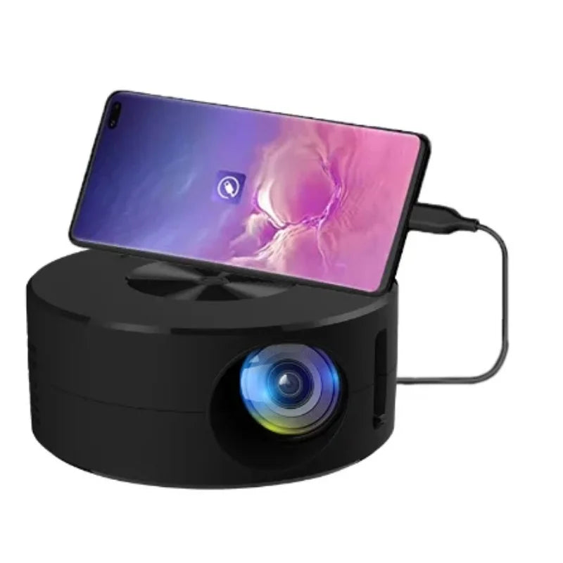 YT200 Smart Projector LED HD TV Video Projector For 4K 1500 Lumens