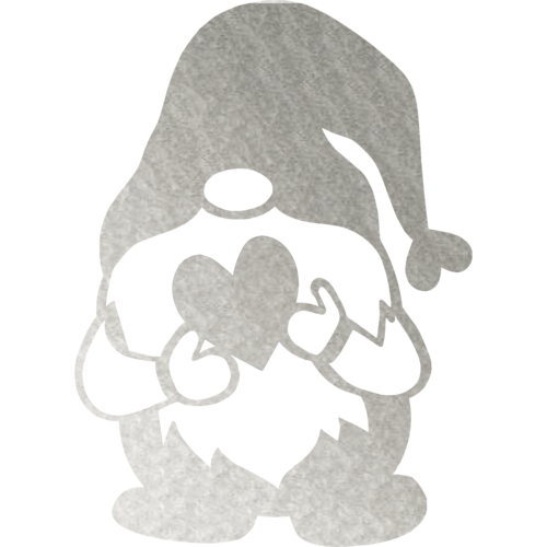 Gnome Heart - Metal Wall Art