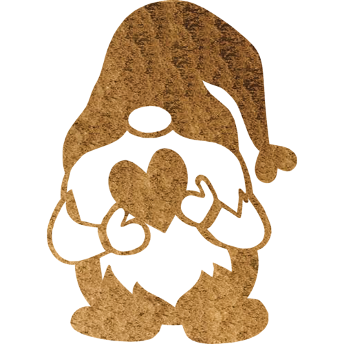 Gnome Heart - Metal Wall Art