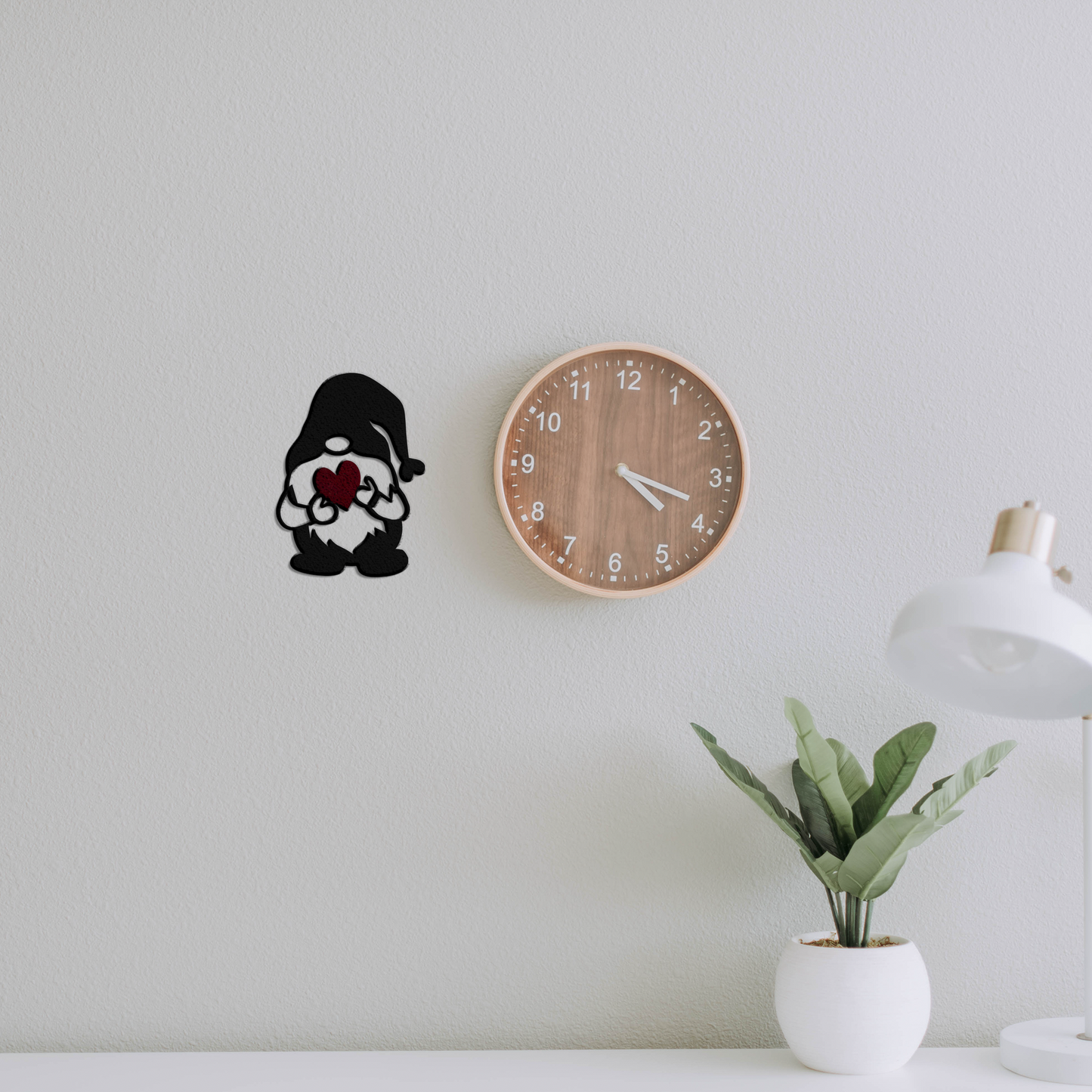 Gnome Heart - Metal Wall Art