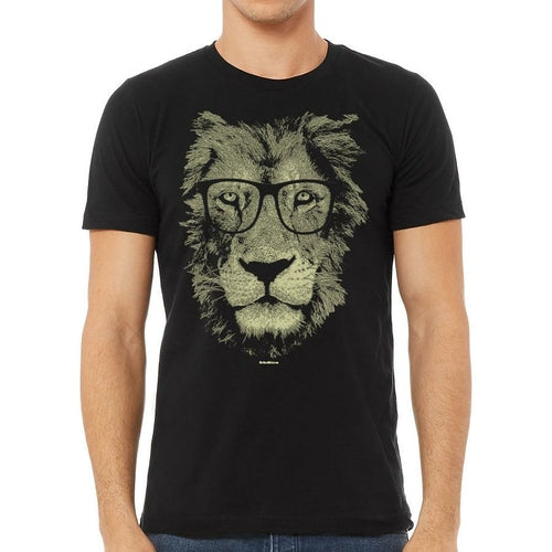 Lion Wearing Glasses T Shirt