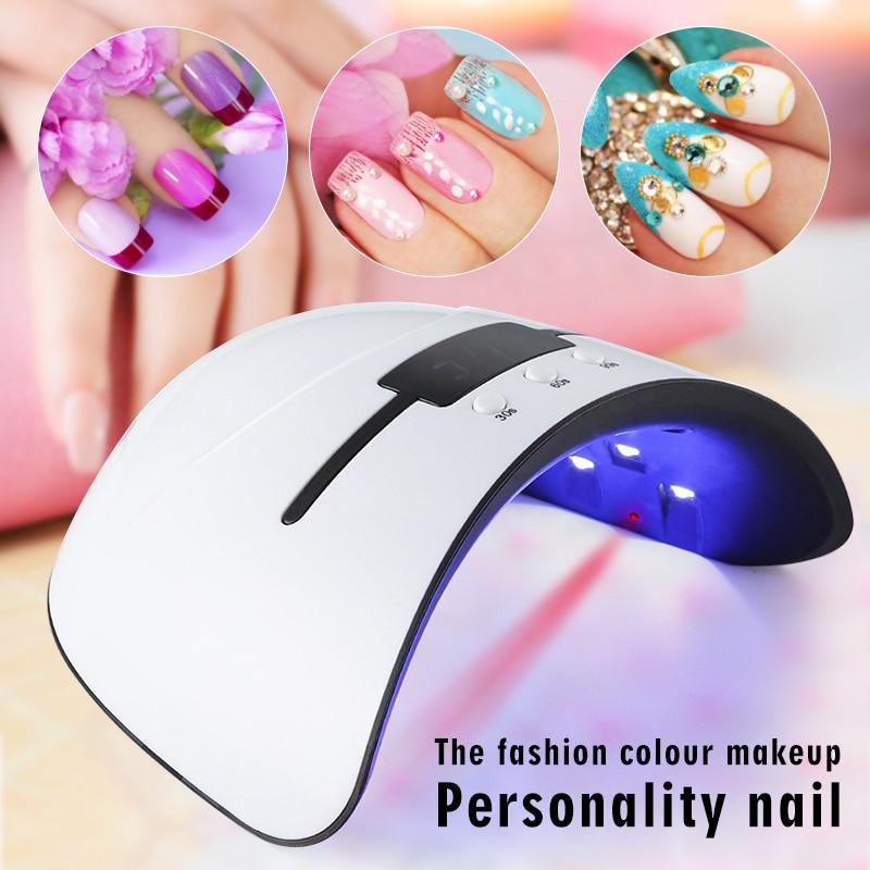 Acrylic Gel UV LED Nail Curved Lamp