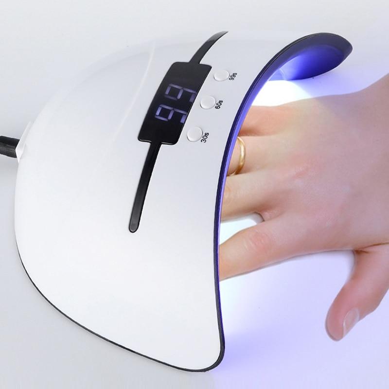 Acrylic Gel UV LED Nail Curved Lamp