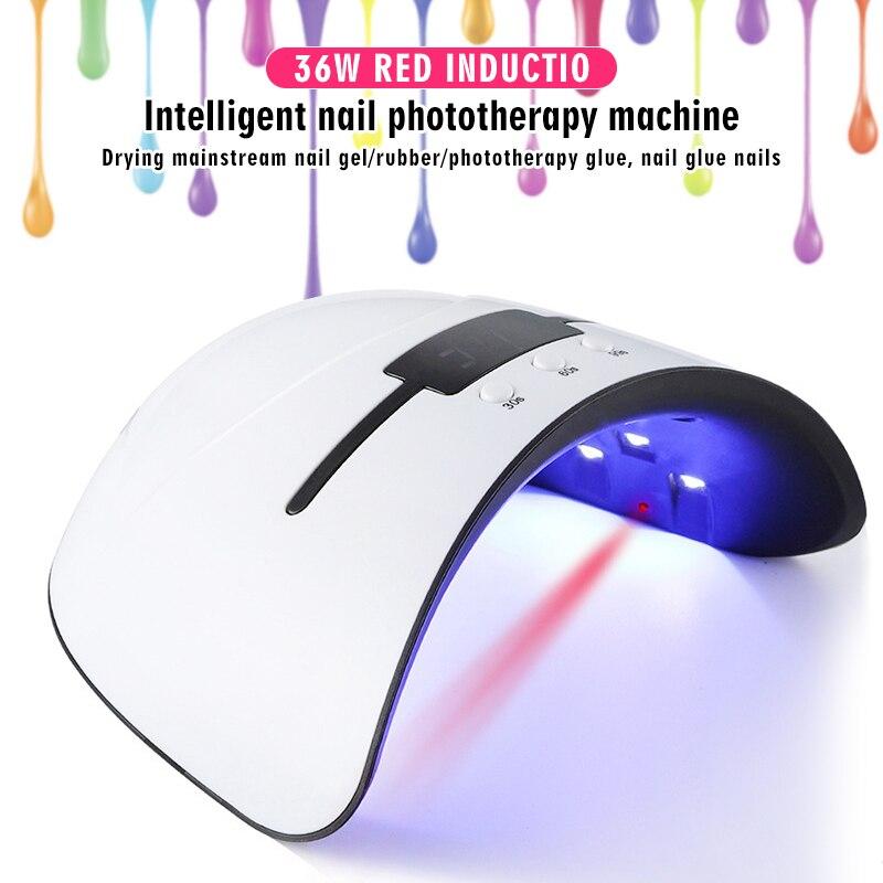 Acrylic Gel UV LED Nail Curved Lamp