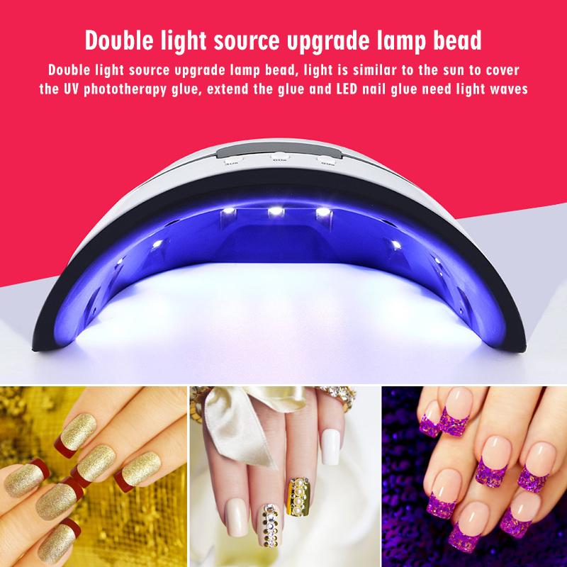 Acrylic Gel UV LED Nail Curved Lamp