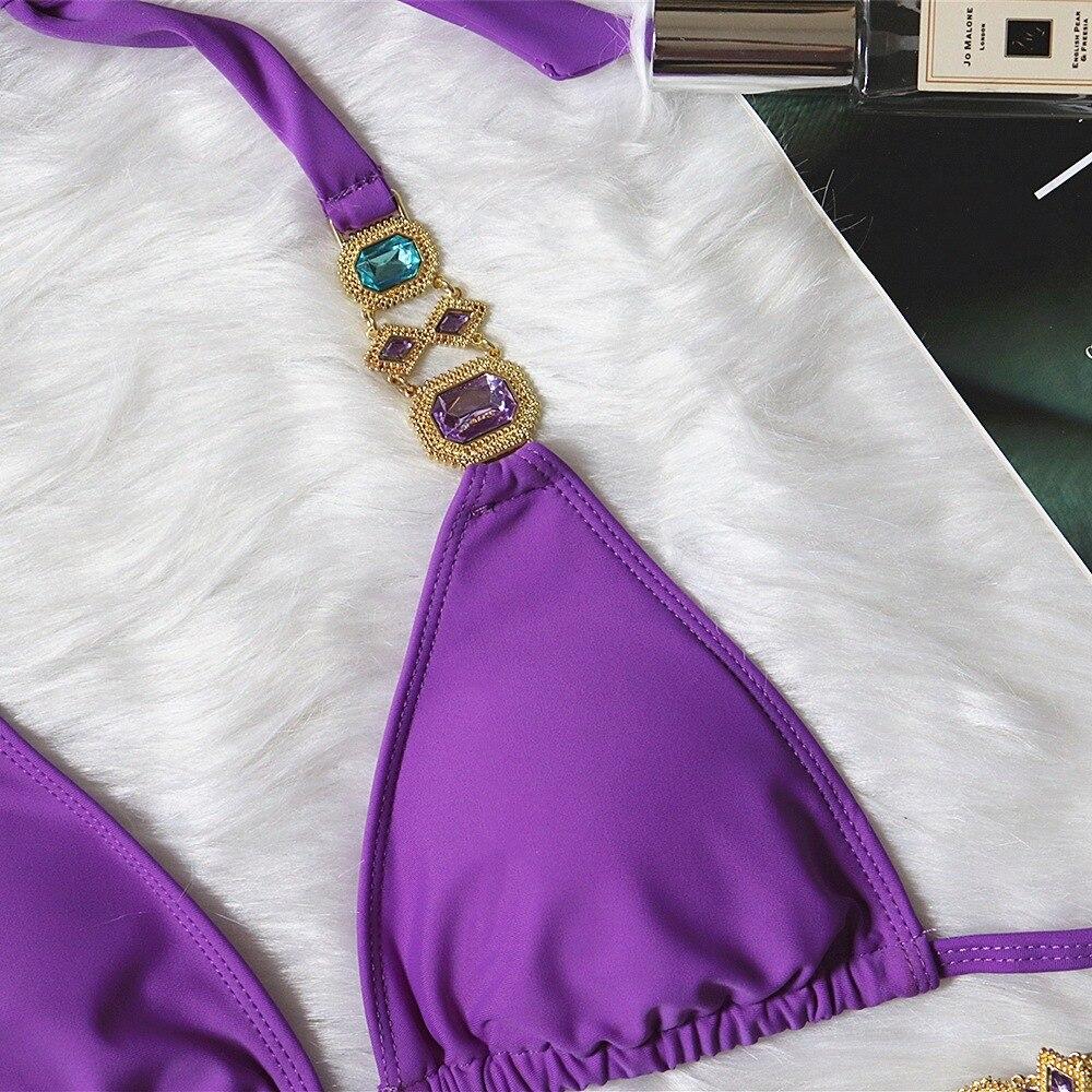 Jewelled Rhinestones Bikini Sets